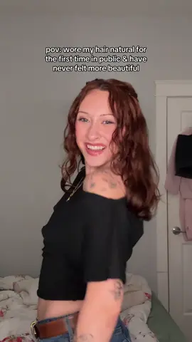 shoutout to all the girls on TikTok for their curly/wavy hair routines because you helped me learn how to embrace my hair 🥹🤍