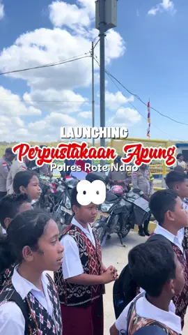 Launching Perpustakaan apung Polres Rote Ndao …