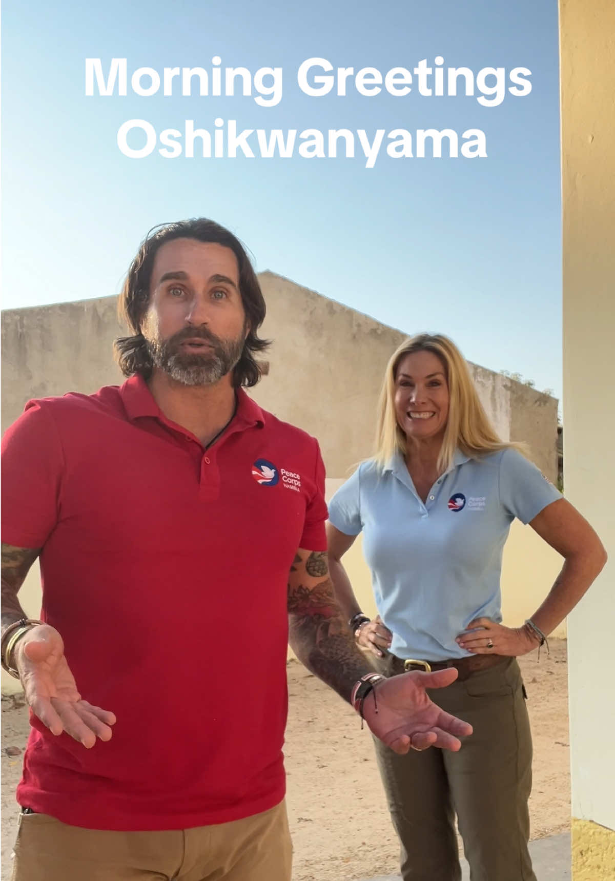 We are Peace Corps volunteers from America serving in beautiful Namibia trying to learn Oshikwanyama. • • • #Namibia #ScottsGoneWild #learninglanguages #learnlanguages #Volunteers