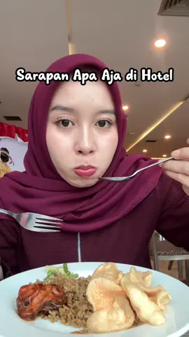 sarapan apa aja di hotel checkk😇 #xyzbca #fyp 