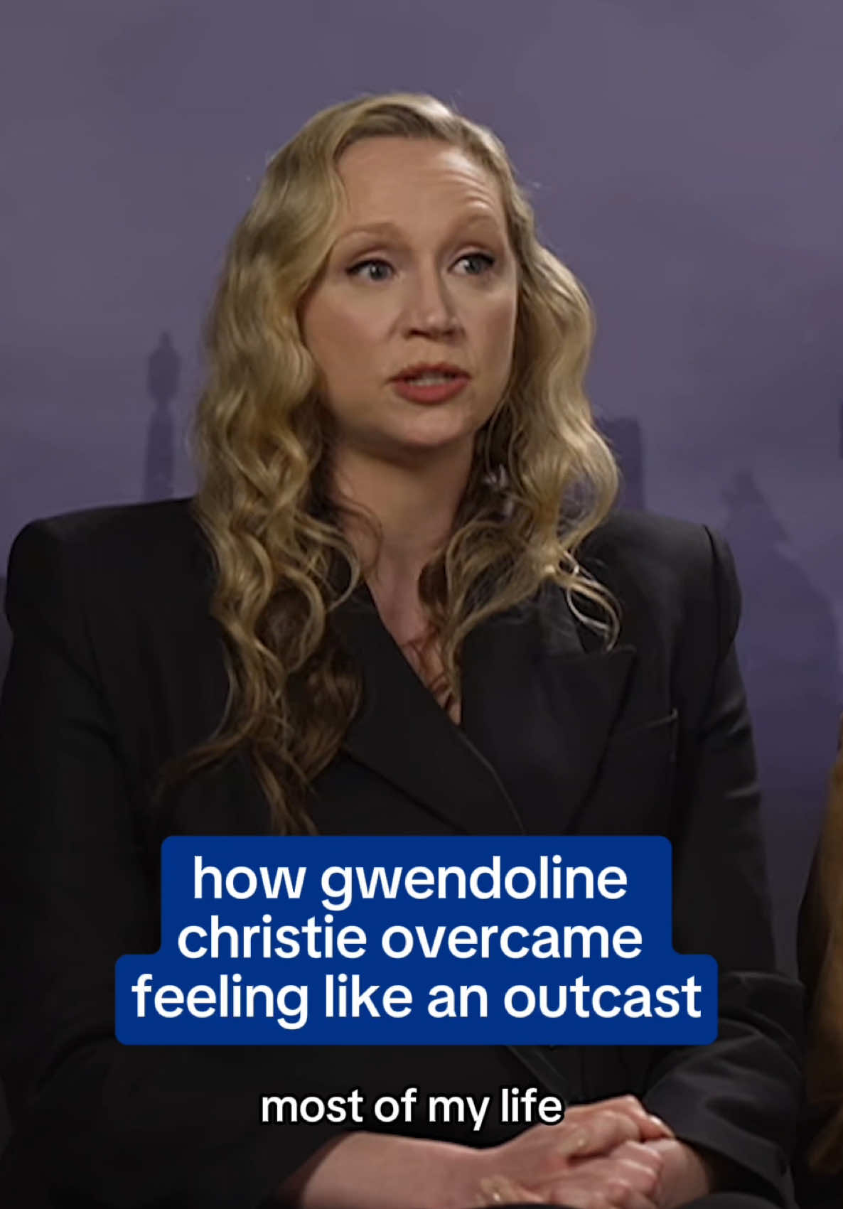brb, playing this on loop so i can hear gwen’s voice on repeat 😍 we asked the “wednesday” and “game of thrones” actress if she has ever felt like an outcast — and her answer is so wholesome 🥹 watch “wednesday” s2 on @Netty now  #buzzfeedoz #wednesday #wednesdayaddams #gwendolinechristie #gameofthrones 
