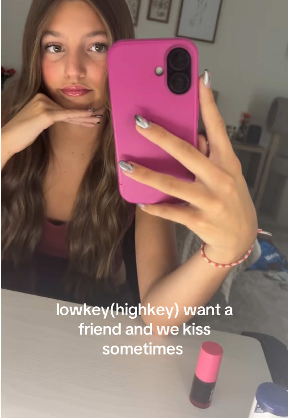 just friends who kiss yk nothing serious #kindacrazy 