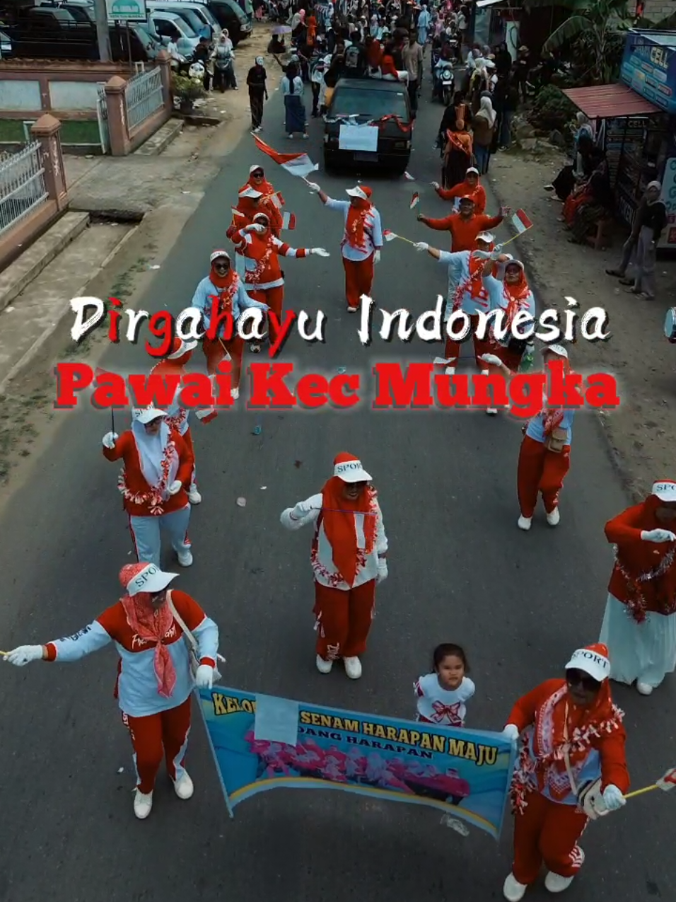 Acara Pawai Dalam Memeriahkan Hut RI ke 80 Tahun di Kec Mungka, Kab 50 Kota #fyp #pawai #fypシ゚ #salingkaminang 