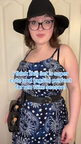 loving this super cute witch / alchemy set from @HiiFeuerUS !! #renfaire #witchtok #witchhat #alchemy #tiktokshop 
