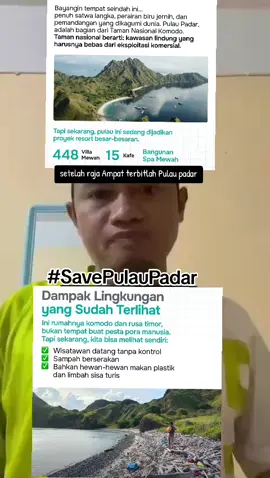 save Pulau padar  #pulaupadarkomodolabuanbajo  #pulaupadarlabuanbajo  #savepulaupadar 