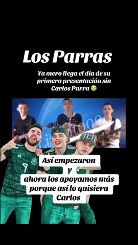 Ya mero el primer concierto sin Carlos Parra ☹️ #losparras #carlosparra 