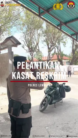 Kapolres Lembata Pimpin Langsung Upacara Pelantikan Kasat Reskrim Polres Lembata#poldantt #divisihumaspolri #polriuntukmasyarakat #polriuntukindonesia #lembata 