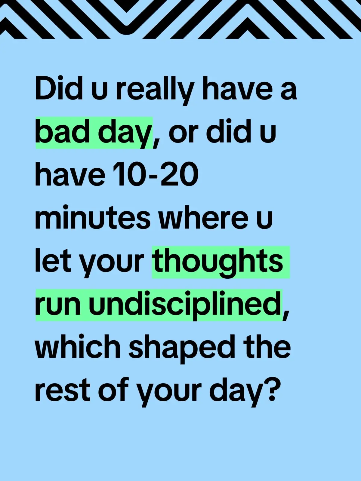 Pay attention to how you frame your day based on your mood. Don’t let 15 minutes to find your whole day. Our mind is designed to focus on the negative you have to intentionally… Not do that. #emotionalhealing #positivity #focusonthegood 