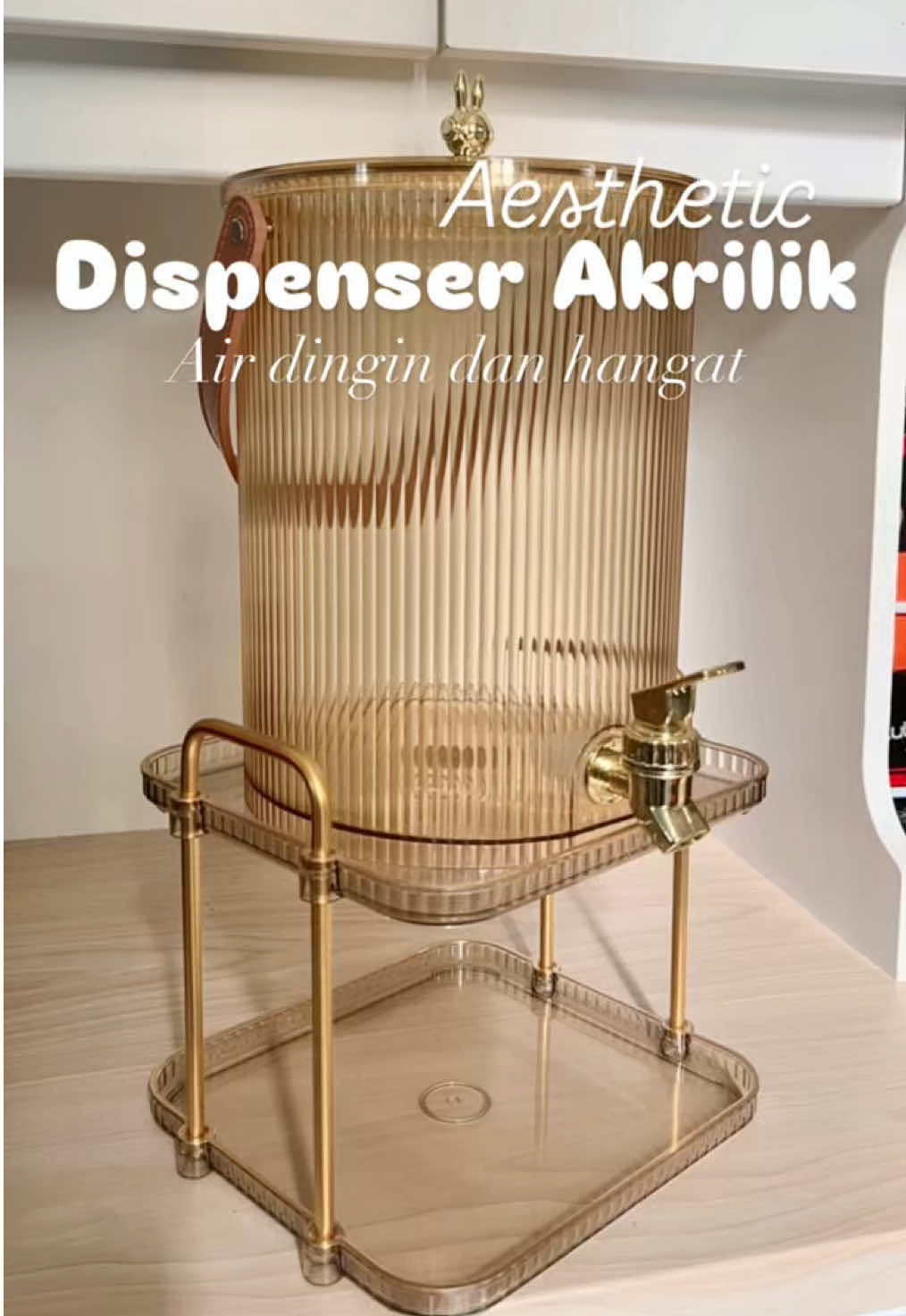 Dispenser air akrilic bisa digunakan untuk air dingin dan juga hangat tentunya😍 #dispenserair #dispenseraeshtetic #aesthetic #dispenser 