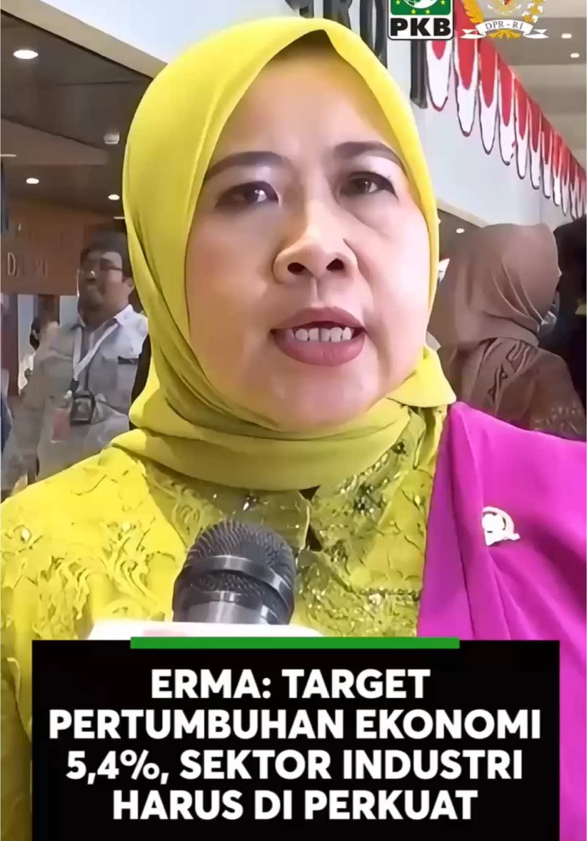 Industri kuat, ekonomi maju. Untuk capai target pertumbuhan 5,4%, sektor industri harus jadi prioritas pembangunan. #pertumbuhanekonomi #dprri #fraksipkb #pkb