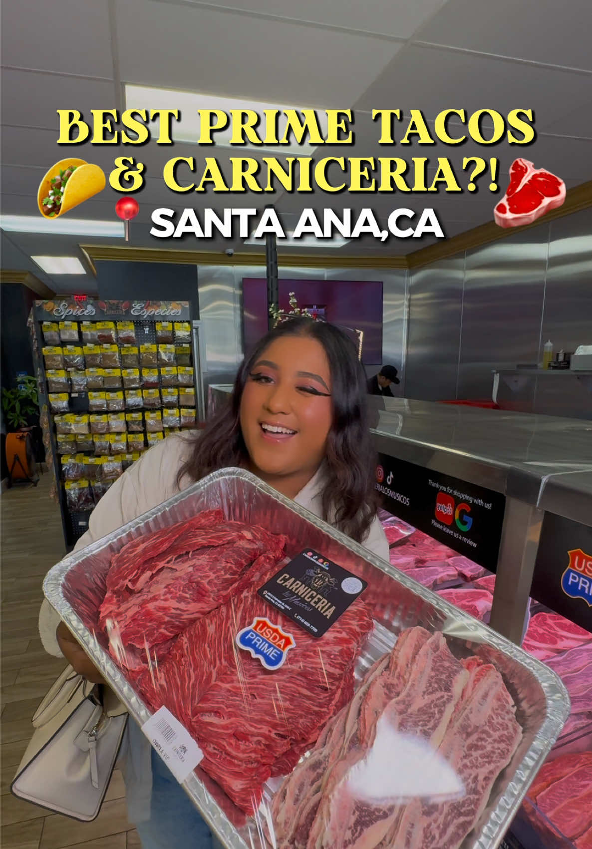 Prime Tacos & Carniercia🇲🇽🥩🌮 @Carniceria Los Musicos  Carniceria👇🏽 📍2413 S Fairview St Unit C Santa Ana, CA Taco Truck👇🏽 📍2423 S Anne St Santa Ana, CA  🎬 @latinafoodiela #santaana #latinafoodie #carniceria #primemeat #primetacos