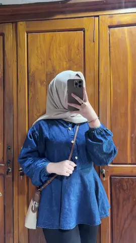 Racyun atasan denim lagiii😍💙