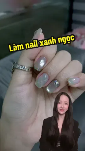 Trả lời @Hồng Vũ Làm nail từ a đến z cùng Nghi Thảo. Nay bộ nail xanh ngọc các chị ạ  #nghithao #nghithaonail  #lamnail #lamnailtuaz 