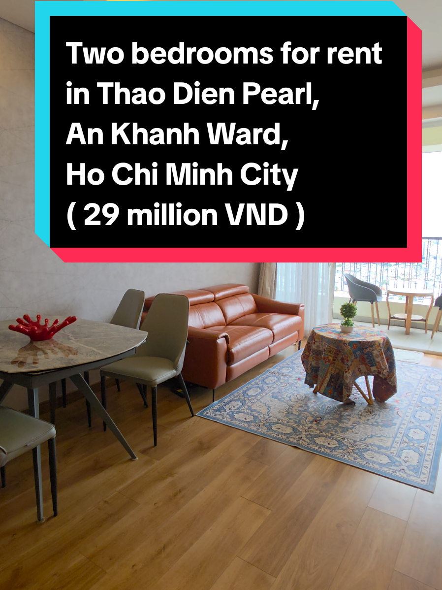 🏠 Apartment for rent in Thao Dien Pearl. Area 105 square meter, 2 bedrooms, 2 bathrooms, high floor with river view, fully furnished. The rental is 29 million VND doesn't include management fee with negotiable. 🎯 Building Amenities : Swimming pool, Gym, BBQ Area, Playground, Supermarket... 🌏 Location : 12 Quoc Huong Street, An Khanh Ward, Ho Chi Minh City. 📞 Pls don't hesitate to contact us with Mobile/Zalo/WhatsApp/Viber/Telegram : +8477 491 4778 📧 Email : realtorhcmc@gmail.com ➡️ 微信号 & Line ID : realtorhcmc 🏘️ For more information and more options. #Realtorhcmc #Thaodienpearl #canhochothue #胡志明市公寓出租 #apartmentinhochiminh 