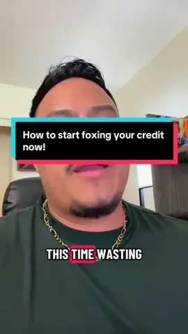 It’s time! No more wasting time! #creditscore #credittips #credit 