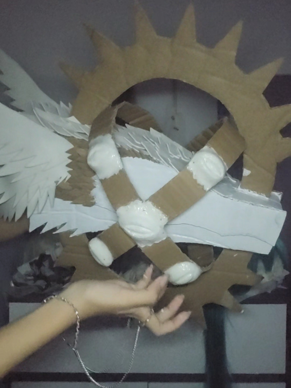 chưa làm xong nhìn cũng ổn ổn🤓#dragon #paper #dragonpuppet #viralvideo #viral 