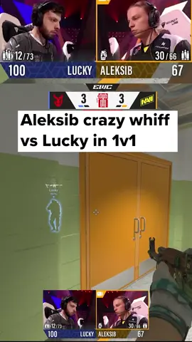 Aleksib crazy whiff vs Lucky