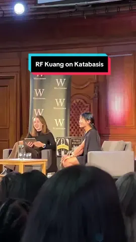 R.F. Kuang in conversation with @Samantha Shannon talking about the plot of Katabasis #katabasis #rfkuang #book 