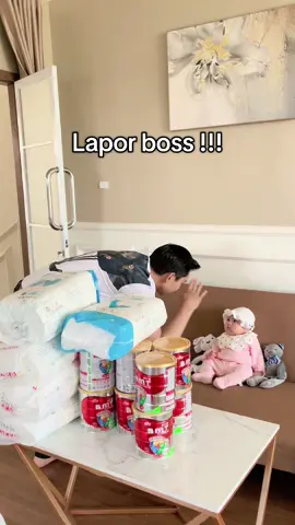 Laporrr boss!! aminisi utk perut gendut siap aman terkendali, laporan selesai🫡 #bayitiktok #bayilucu #bayigemoy 