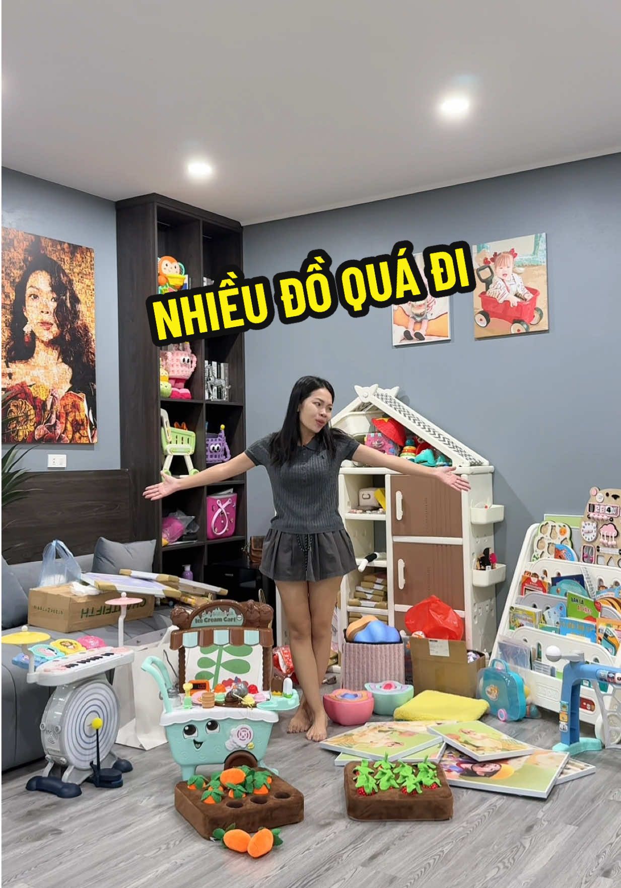 Công cuộc dọn dẹp bắt đầu 😂 #embetingting #baongocaerobic 