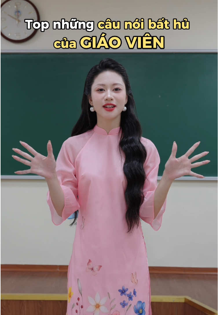 Còn câu nào nữa không các thầy cô ơi 🤣🤣 #cogiao #giaovien #aodai #aodaikhaigiang #khaigiang 