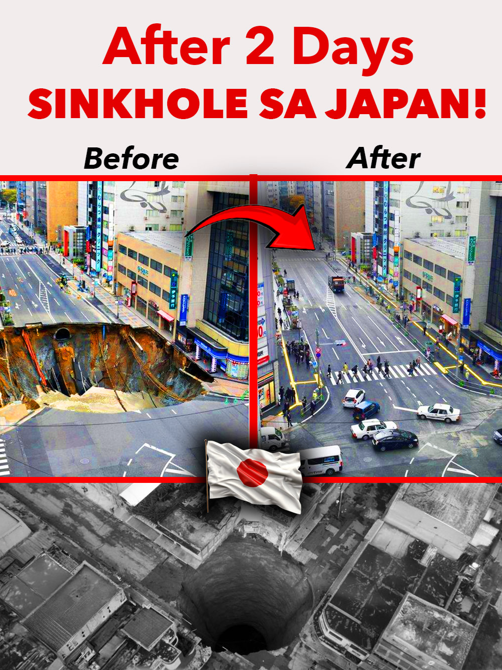 Paano Mag-ayos ng Kalsada ang Japan? 48 HOURS TAPOS! 🇯🇵 #SanaAll