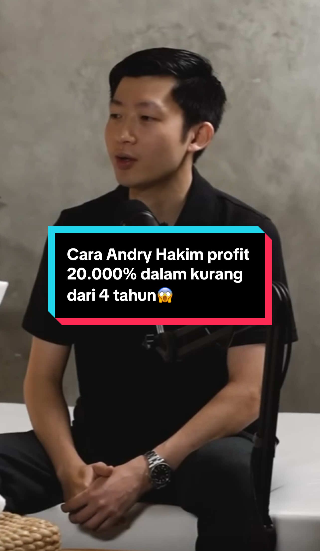 Cara Andry Hakim profit 20.000% dalam kurang dari 4 tahun😱 Coba drop pendapatmu di kolom komen ya🤔 #stockwise #andryhakim #douglasgoh #saham #finansial 