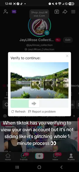 When tiktok has us sliding just to view our own account 😂 don't worry it's really us 🤣 they swear it's bot behavior over her sorry to disappoint but it's all original content and people controlled here 