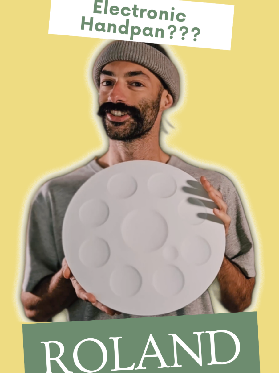 ELECTRONIC HANDPAN ❓️❔️❓️ The @Roland Mood Pan: 12  built-in scales & instruments, Backgrpund Music & effects ~ all in one. Would you chose this over a traditional handpan? 👉 Watch the full demo on YouTube: [Link in Bio] 📲 Check out more on  Insta: [Link in Bio] 🛸 Join the next Workshop                Reserve: [Link in Bio] #handpan #roland #electronichandpan #musictech #soundhealing 