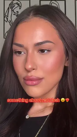 this song was perfect for my mood in this video - spontaneously picked red blush too 🤭💋❤️‍🔥  @Hourglass Cosmetics cream blush in Reveal @Diorbeauty powder blush in 666 #aries #ariesenergy #redblush #makeuptutorial #chicagomua 
