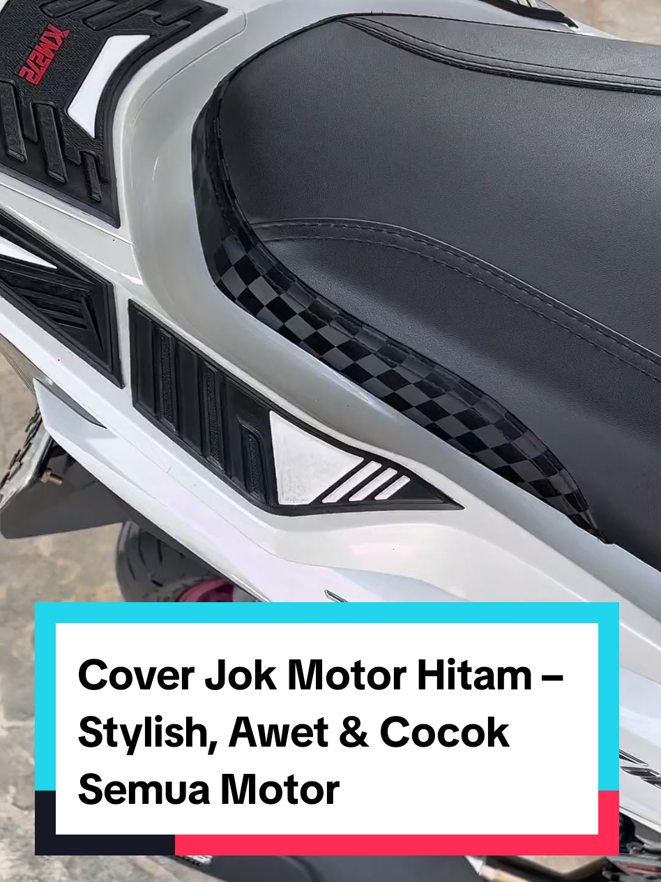 Cover Jok Motor Hitam – Stylish, Awet & Cocok Semua Motor! #CoverJokMotor #AksesorisMotor #JokMotorHitam #SarungJokMotor #CoverJokUniversal