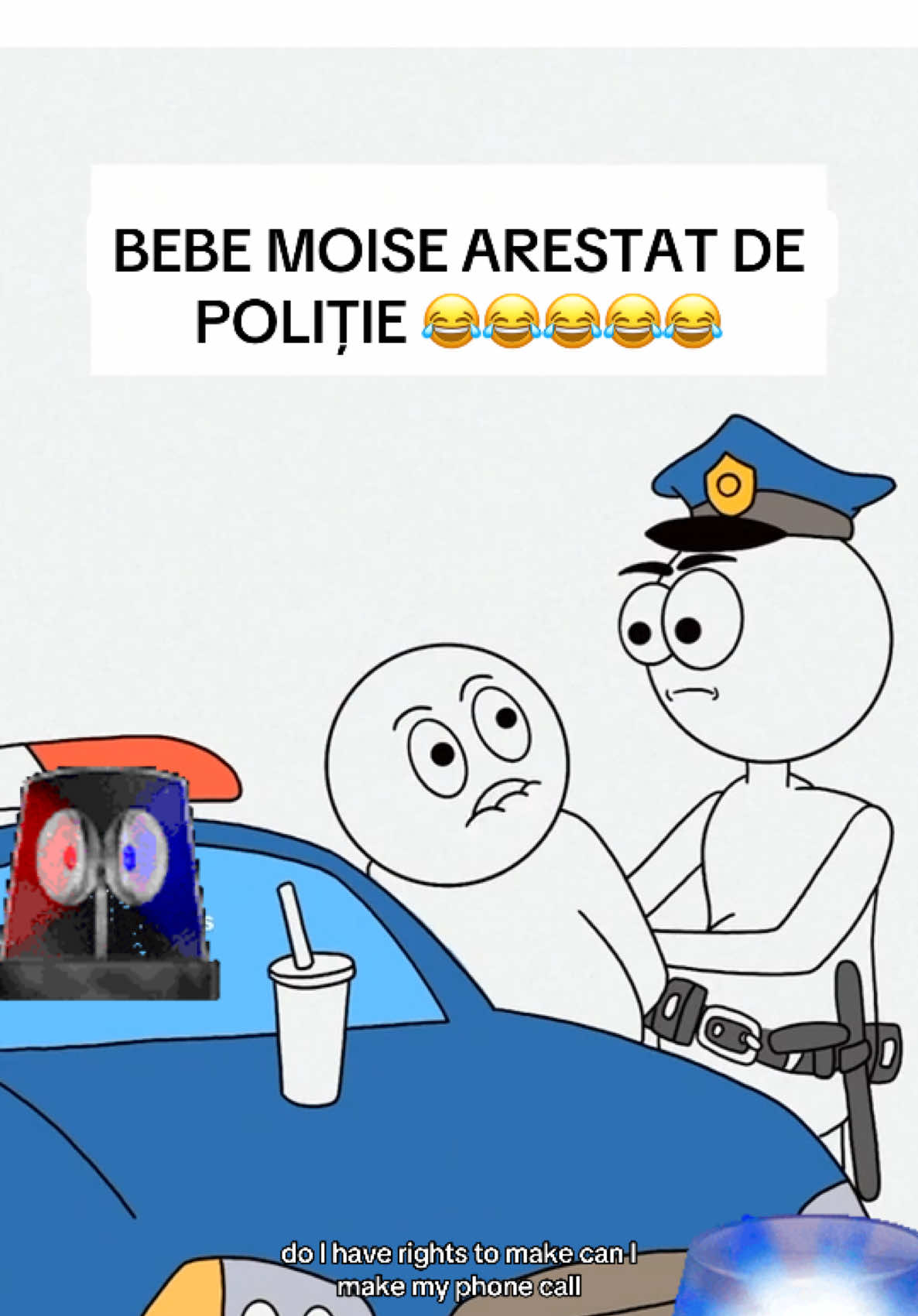 Bebe Moise arestat de poliție 😂😂 #bebemoise #fivemromania #fivem #pericolgaming 