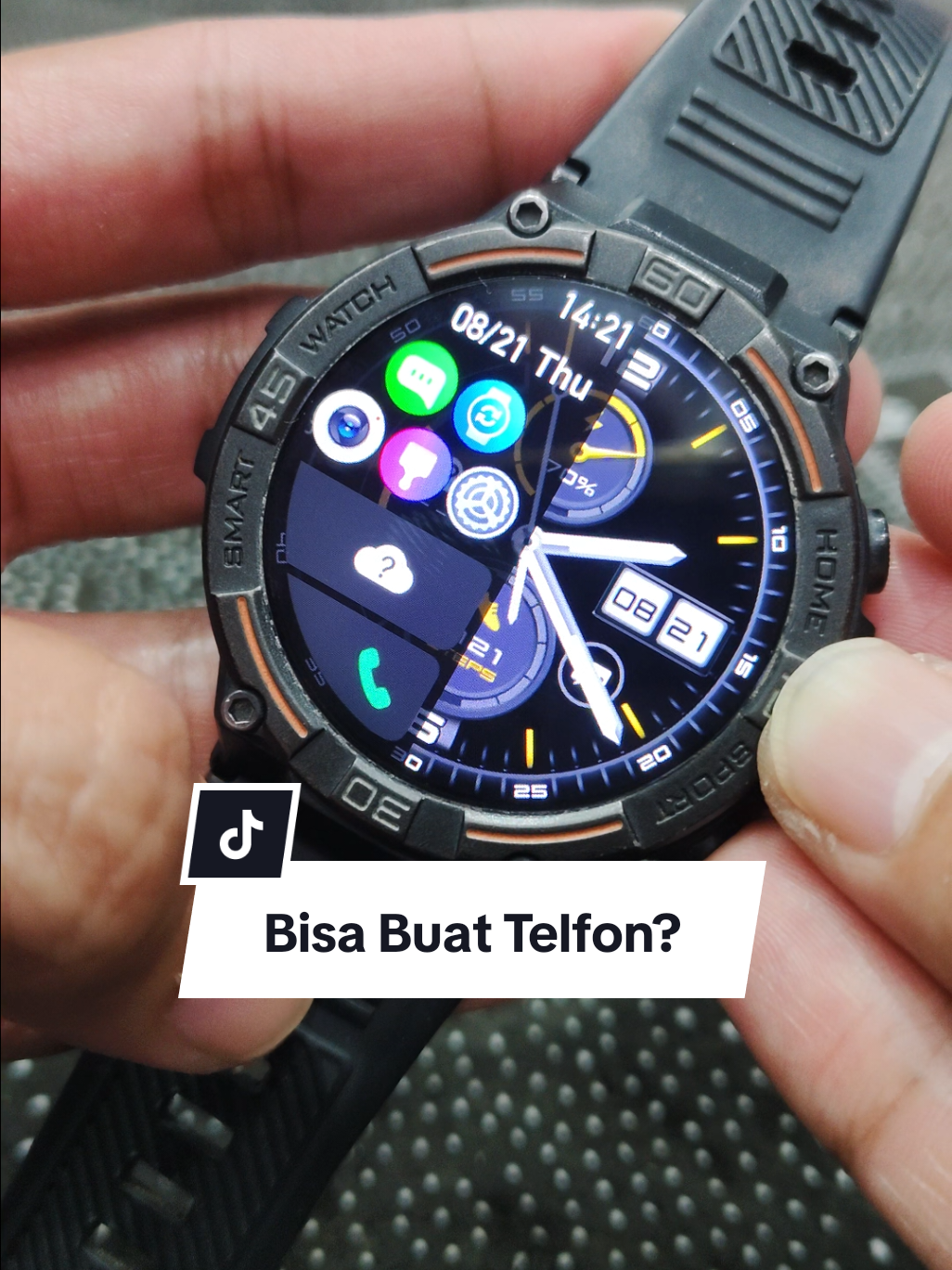 Smartwatch Yg bisa Telfon dan ada Senter nya  #smartwatch #simbojoysmartwatch #jamtangan 