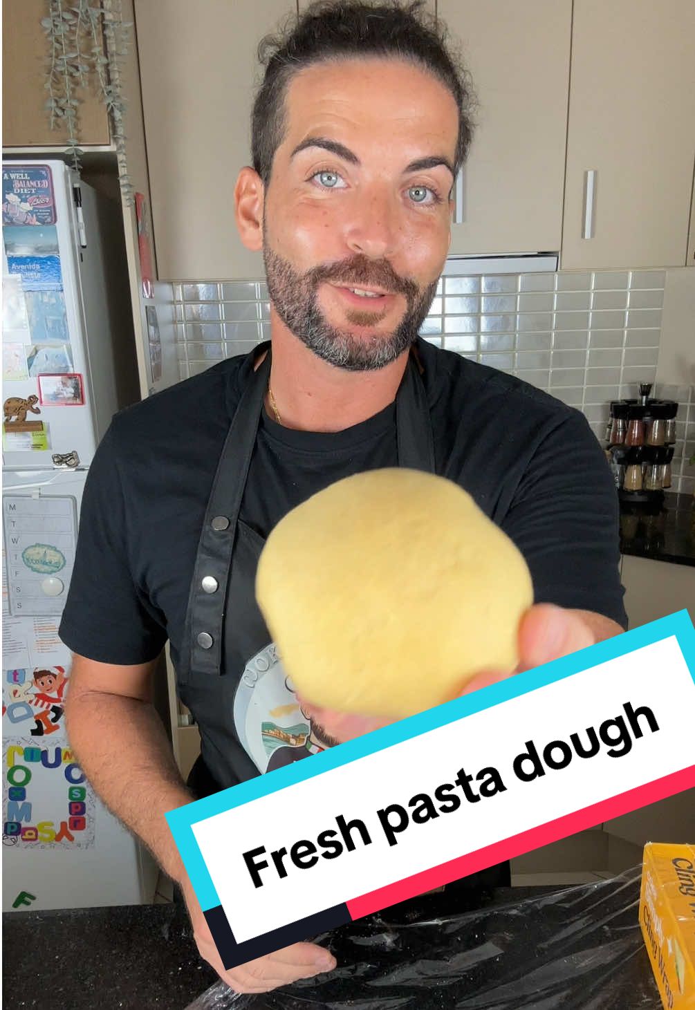 The Perfect Pasta Dough | Traditional, Simple & Never Wrong  Making fresh pasta at home is easier than you think — and once you taste the difference, you’ll never go back to store-bought. This is my go-to recipe, perfectly balanced with semolina and 00 flour for elasticity, smoothness, and flavour. Just follow the ratio and you’ll get beautiful pasta every single time. What You’ll Need (serves 2–3): • 100g semolina flour • 100g 00 flour • 2 eggs (1 per 100g flour) • 6g salt (0.3x flour weight) • 4g olive oil (0.2x flour weight) Instructions: Combine semolina and 00 flour (always 50/50 ratio). Make a well (fontanella) and add eggs, oil, and salt. Whisk the eggs gently, then slowly incorporate the flour from the inside out. Once it starts holding, bring it all together. Knead by hand for 10 minutes until smooth and elastic. Wrap in cling film and rest in the fridge for 30 minutes. Shape into your favourite pasta and enjoy! 🍝 Full recipe & more at 👉 www.cookingwithtucci.com #cookingwithtucci #homemadepasta #pastadough #italiancooking #freshpasta   