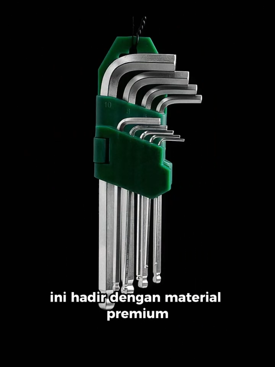 🔧 Buka semua mur tanpa drama! Kunci-L Hex Ballpoint dengan kualitas bengkel profesional!  Gas, checkout sekarang! 🤗🔥 #kunciL #kuncilhex  #perkakas #multifungsi #fypage 