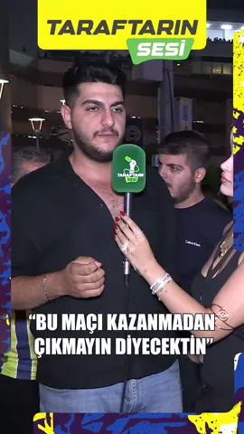 Fenerbahçe 0-0 Benfica | “BU MAÇI KAZANMADAN ÇIKMAYIN DİYECEKTİN” | Devamı YouTube Kanalımızda | #fenerbahçe #championsleauge #benfica #röportaj #taraftarınsesi