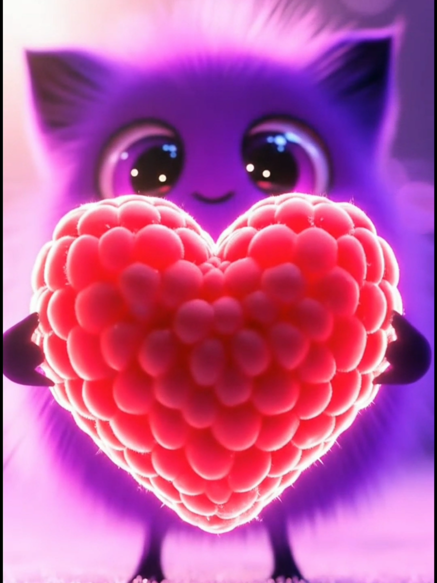 #fluffy #hearts #sweet #artai 