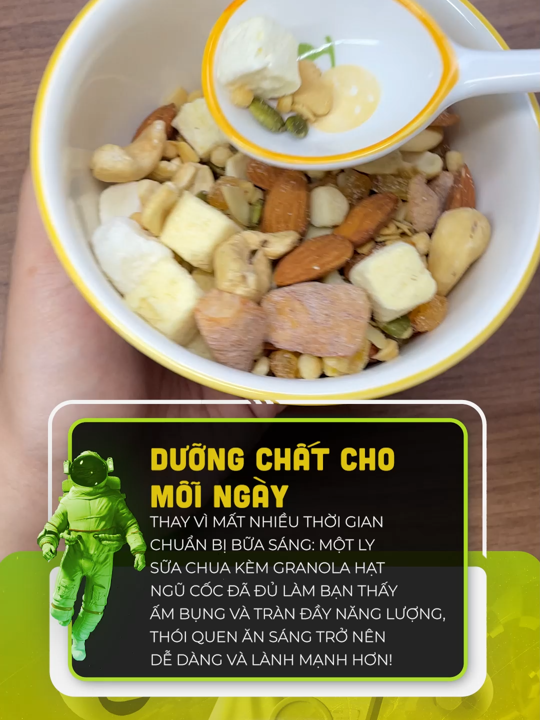 Lý tưởng cho mỗi sáng #granola #clsocialbiz #clmedia #clnews #cltrendbiz #tiktoknews #tiktokvirals #tiktokgiaitri