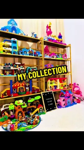 My collection right now, masyaAllah I can’t believe it😭😍😍 it’s my dreams  #littlepeople  #lp #toys #prelovedtoys #fisherprice 