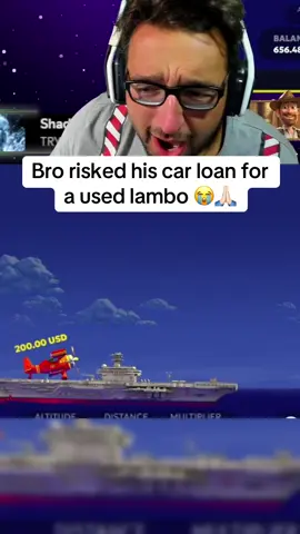 Bro risked his car loan for a used lambo 😭🙏🏼 #streamer #streaming #fyp 