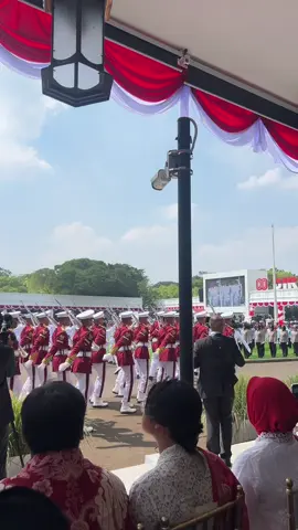 Pengibaran Bendera Merah Putih di Istana Merdeka Jakarta #hutri80 #jakarta #paskibraka 