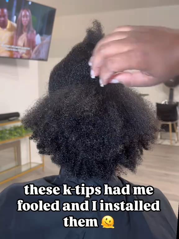 Ktip maintenance on a 3 month old installment Search your perfect match hair extensions at link below www.curlsqueen.com SKU:KT001 #curlsqueen #hair #hairtutorial #curlyhair #extensions #ktips