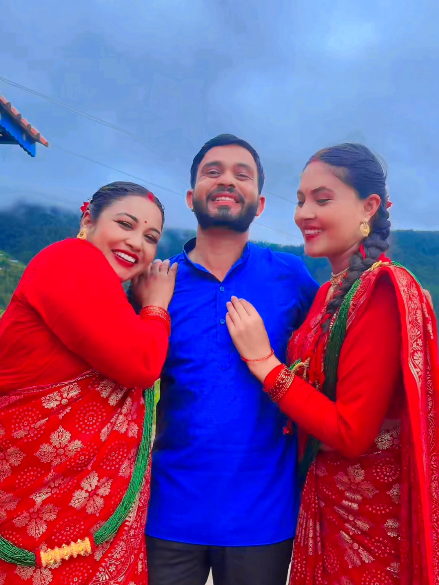 तिज विशेष Shooting मा राम कमला र मुना #foryou #foryoupage #viraltiktok #bishnumajhi 