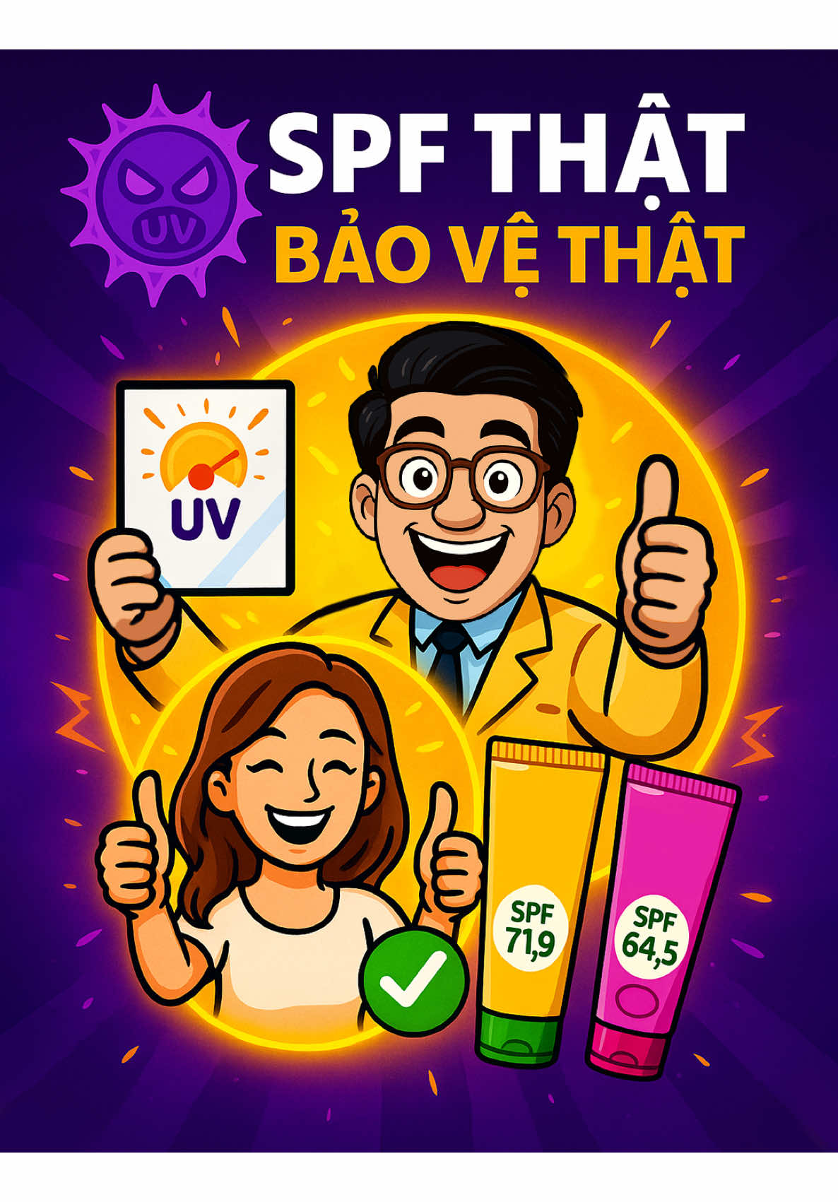 SPF trên bao bì kem chống nắng này liệu có đáng tin? #TRUENANO #KemChốngNắngSinhHọc @HUNATHI PHARMA 