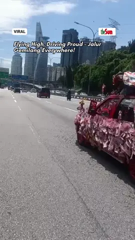 21 Aug 2025: This car isn’t just on the road. It’s carrying the spirit of Malaysia! Filled to the brim with Jalur Gemilang, it’s a reminder that our pride and love for the nation know no limits. This Merdeka, let’s all wave our flags high and celebrate the unity that makes Malaysia truly special. ❤️💛💚💙 #theSun #theSunMY #JalurGemilang #Merdeka68 #SayangiMalaysiaku #JiwaMerdeka