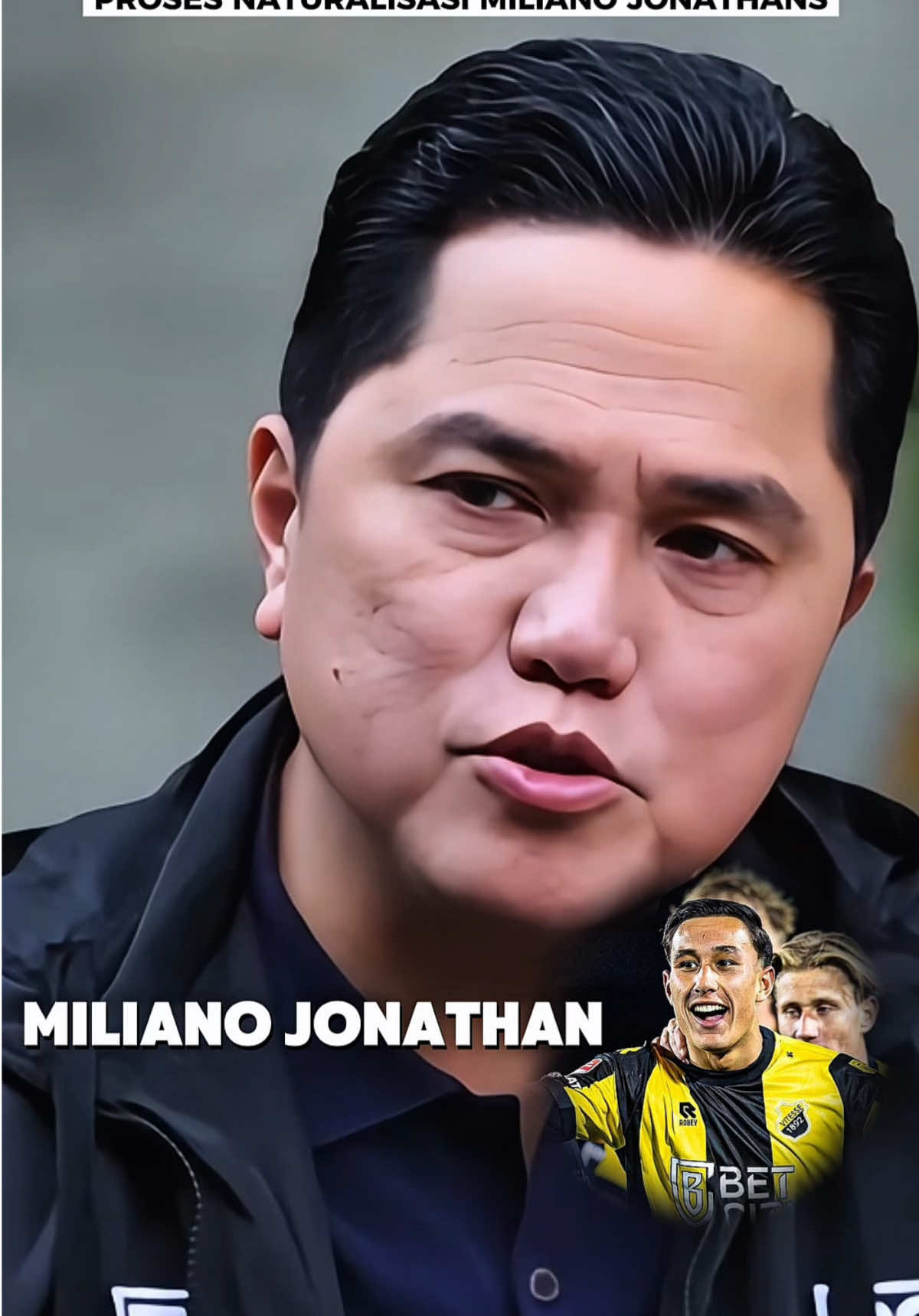 Pak @Erick Thohir berusaha mempercepat proses naturalisasi Miliano Jonathans!🔥  #erickthohir #naturalisasi #milianojonathans #timnas 
