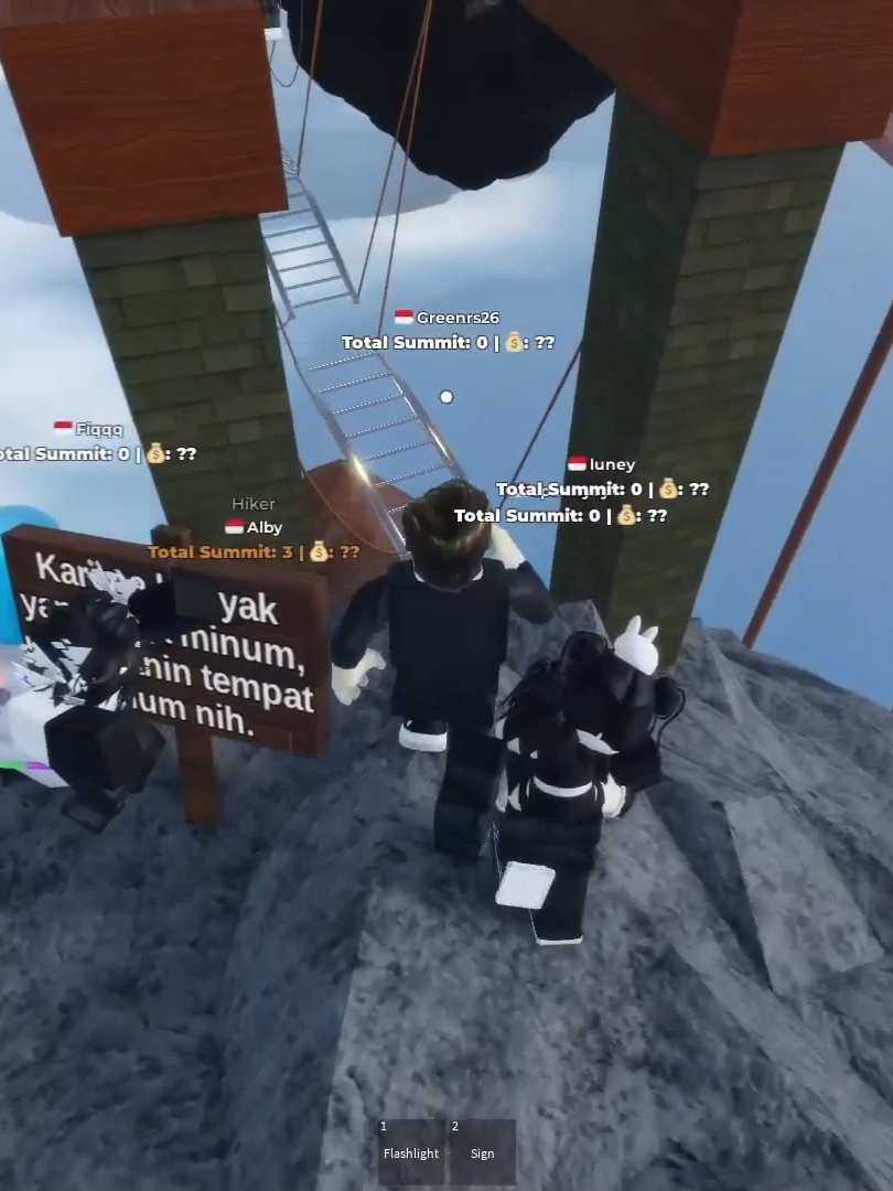 Pengen cek sound aja susah #gunungroblox #roblox
