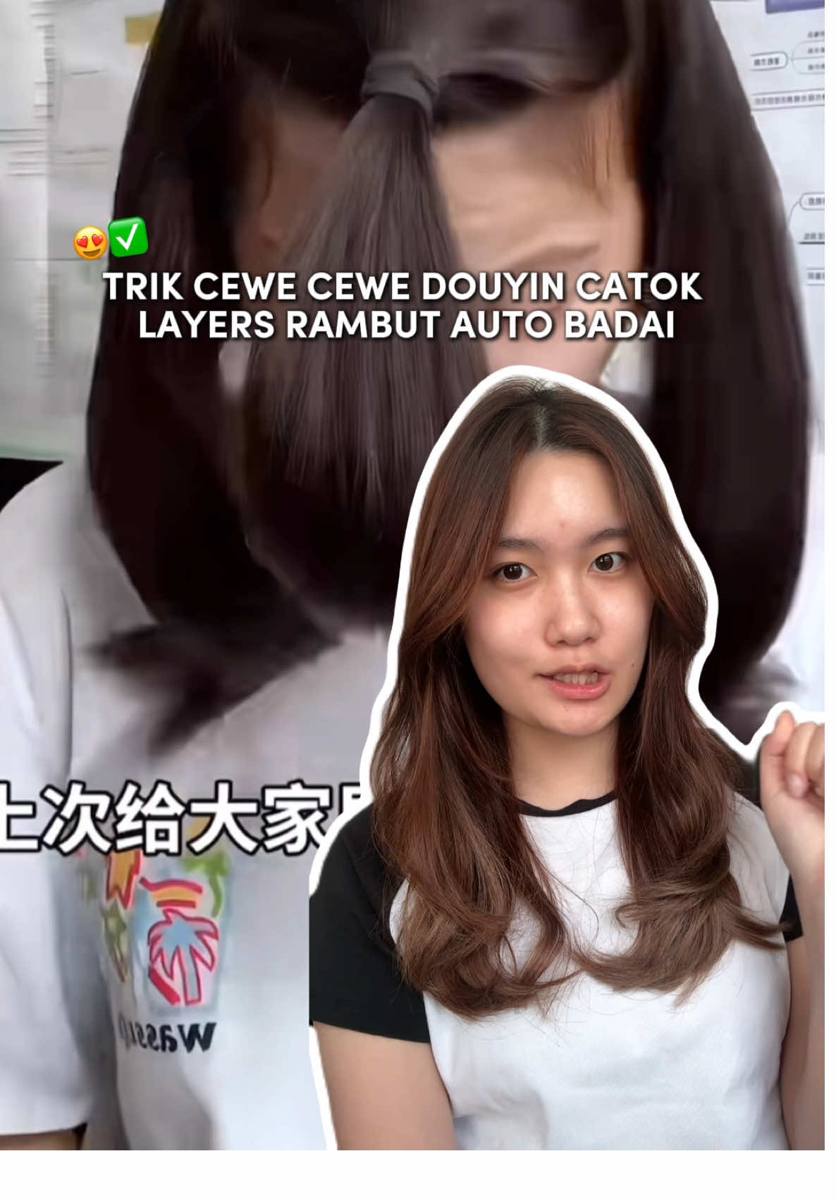 Trik cewe douyin catok layers rambut auto badai😍#skincarebybet #beautyhacks #beautytips 