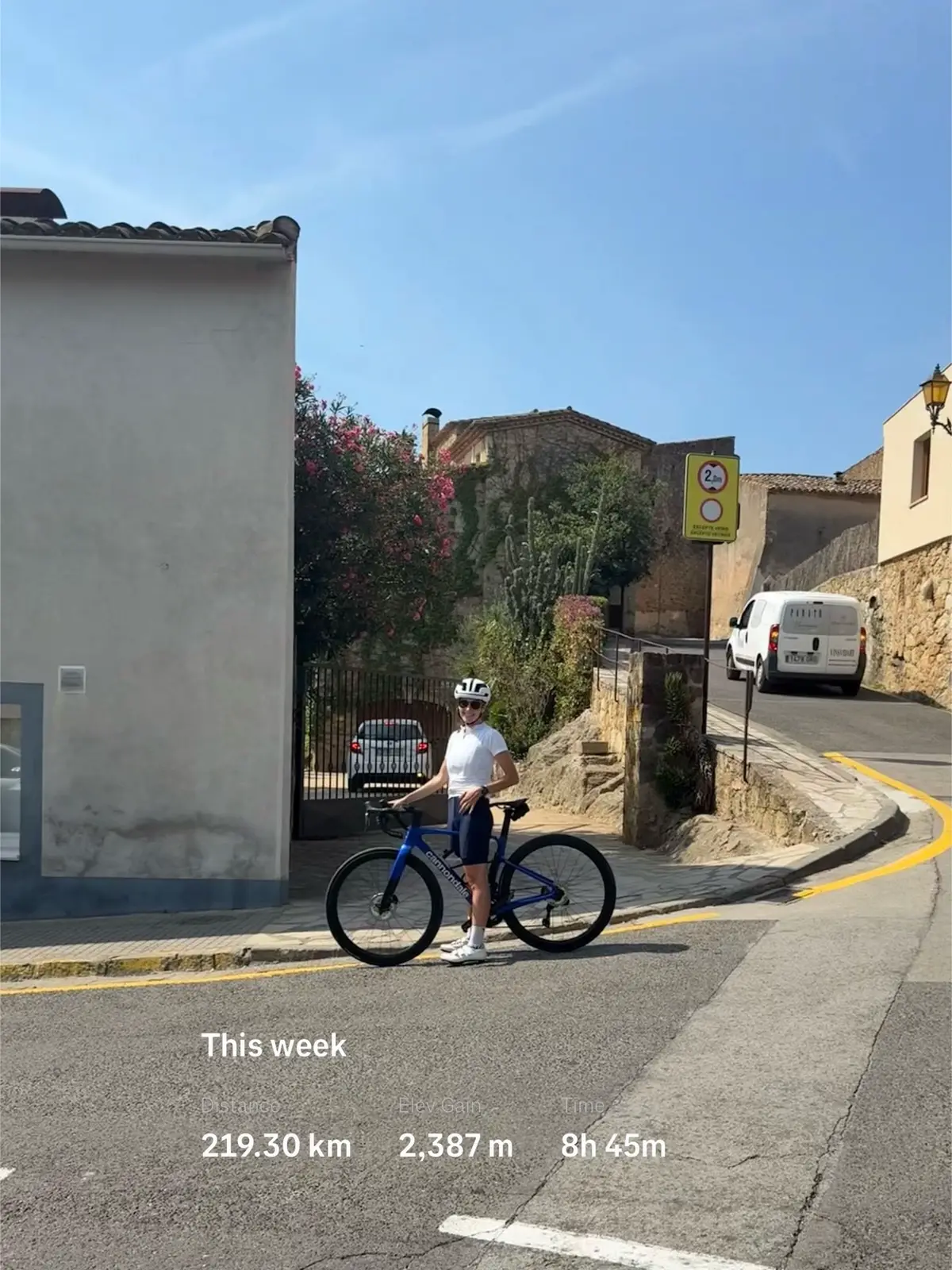 Cycling and running along Costa Brava #cycling #roadbike #femalecyclist #fyp 