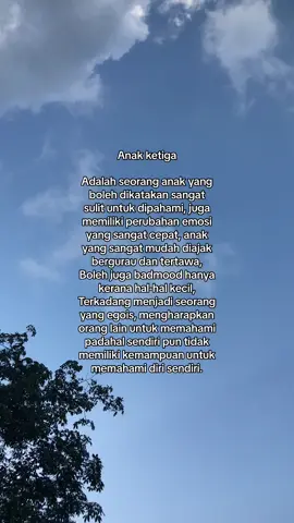 #anakketiga #fyp #foryou #fypシ #quotes #viral #foryoupage #bismillahfyp 